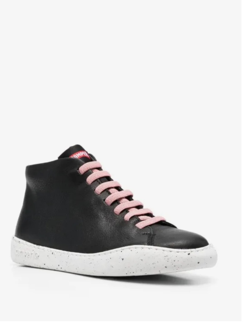 CAMPER Peu Touring High Top Calf Leather Sneakers Pink Laces NEW EU 39 US 9